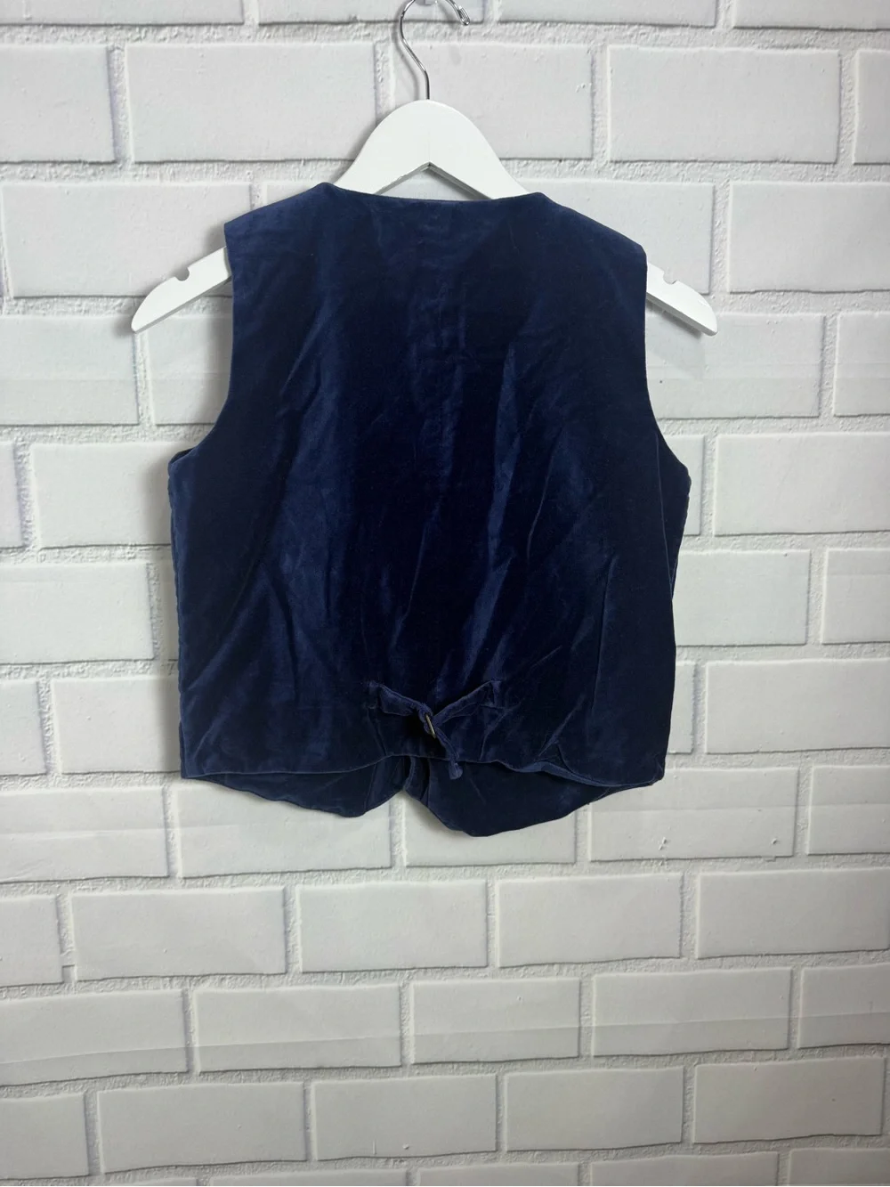 Gymboree Boys Size 12 Navy Blue Velvet Dress Vest Formal Holiday Wedding fashion